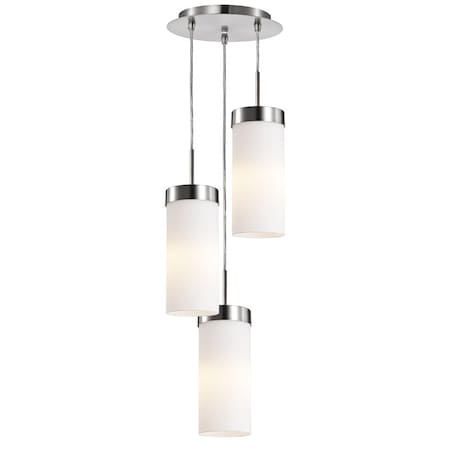 Sunpark Mini LED Pendant Light Fixture, Opal Glass P058-3-62-GU24